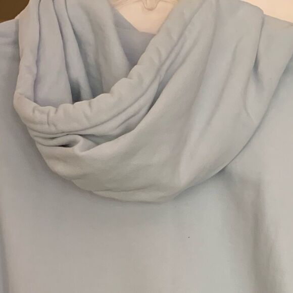 Scotch & Soda Born in Amsterdam Organic Cotton Hoodie Sweatshirt Baby Blue Sz L - Picture 6 of 12